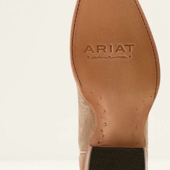 Ariat Taupe Western Cowboy Boots - Picture 4 of 10